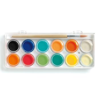 Djeco Set Paleta za Slikanje - Klasične boje (12 kom)