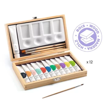 Djeco Set Gvaš Tempera - Umjetnička kutija (12 kom)