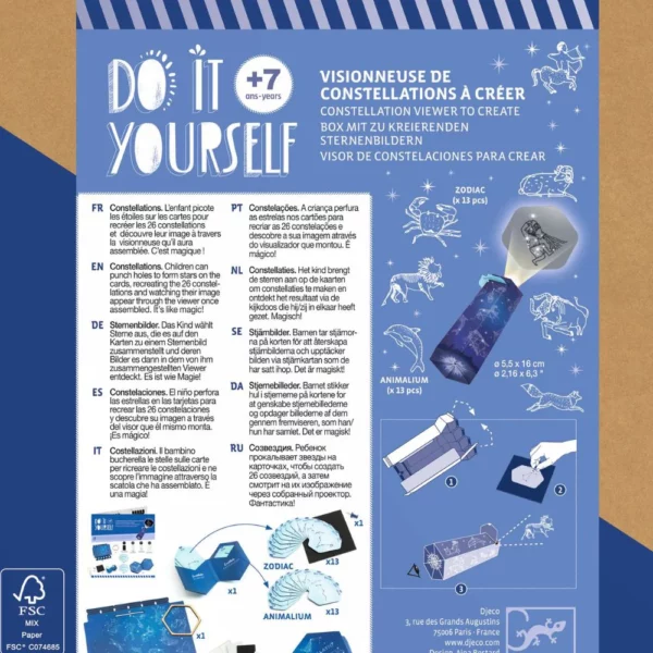 Djeco Set za izradu zvjezdane vizionarke - Constellations - Image 8