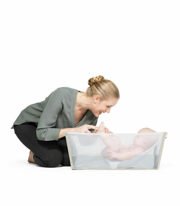 Stokke Flexi Bath kadica Sandy Beige + GRATIS Potpora za novorođenče - Image 4