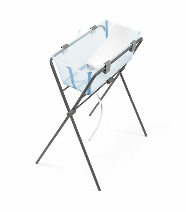 FlexiBath_OceanBlue_NewbornSupp_onStand_231220-3096_eCom Stokke Flexi Bath kadica Ocean Blue + GRATIS Potpora za novorođenče - Image 8