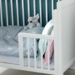 Troll Nursery dječiji krevetić Lukas Sofa Trio (3u1) i GRATIS zaštitna ograda 120x60cm White - Image 3