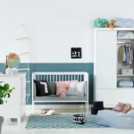 Troll Nursery dječiji krevetić Lukas Sofa Trio (3u1) i GRATIS zaštitna ograda 120x60cm White - Image 2