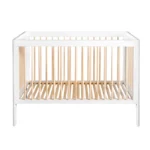 Troll Nursery dječiji krevetić - Lukas Duo 120x60cm - White/wax