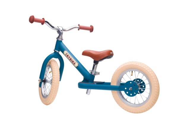 Trybike 2 wheeler matt blue (7) Trybike Balans bicikl 2u1 – Steel Vintage Blue Matt - Image 8