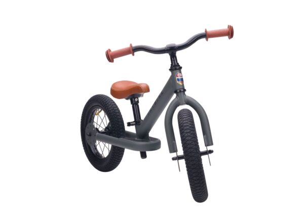 Trybike 2 wheeler matt grey (3) Trybike Balans bicikl 2u1 – Steel Grey Matt - Image 2