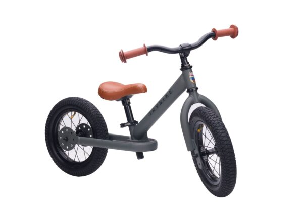 Trybike 2 wheeler matt grey (4) Trybike Balans bicikl 2u1 – Steel Grey Matt - Image 3