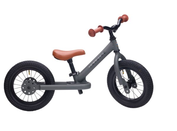 Trybike 2 wheeler matt grey (5) Trybike Balans bicikl 2u1 – Steel Grey Matt - Image 5