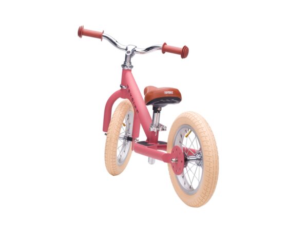 Trybike 2 wheeler matt pink (7) Trybike Balans bicikl 2u1 – Steel Vintage Pink Matt - Image 6