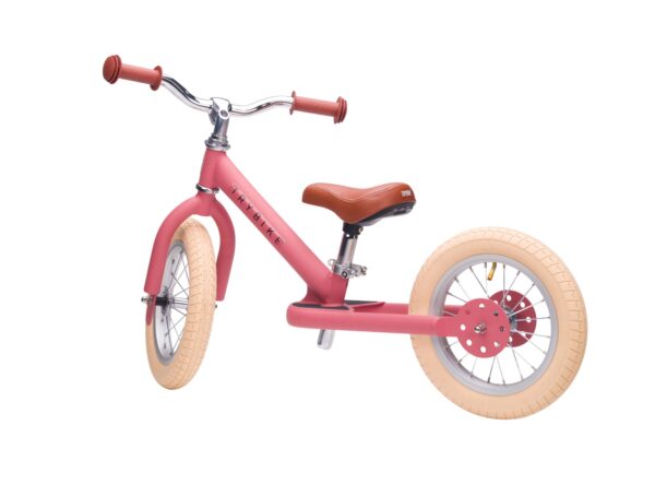 Trybike Tricikl i balans bicikl – Steel Vintage Pink Matt - Image 5