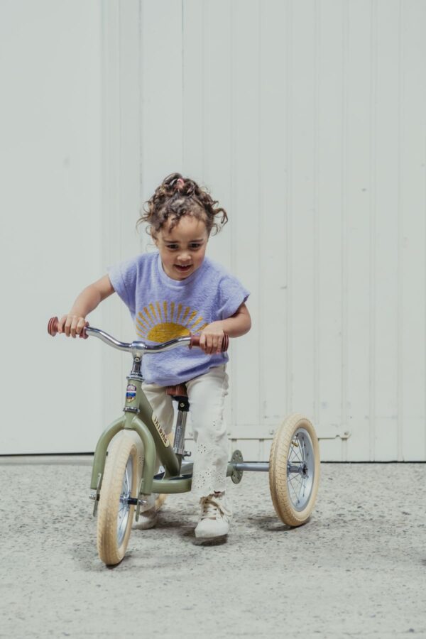 Trybike 2024 matt (165) Trybike Balans bicikl 2u1 – Steel Vintage Green Matt - Image 4