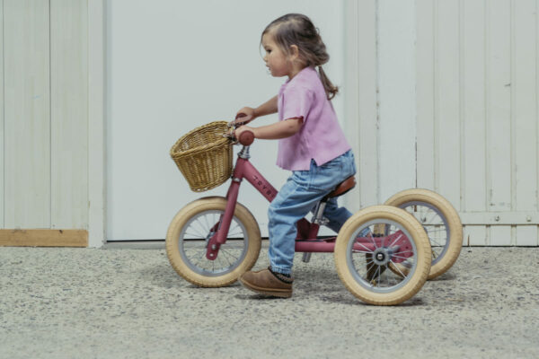 Trybike 2024 matt (171) Trybike Balans bicikl 2u1 – Steel Vintage Red Matt - Image 2