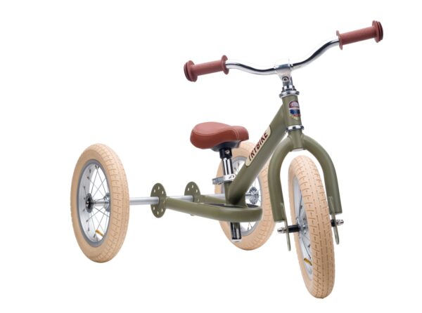 Trybike Tricikl i balans bicikl – Steel Vintage Green Matt - Image 7