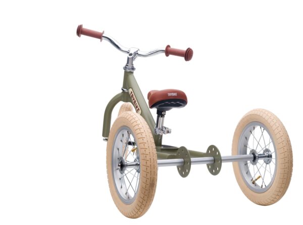 Trybike Tricikl i balans bicikl – Steel Vintage Green Matt - Image 3