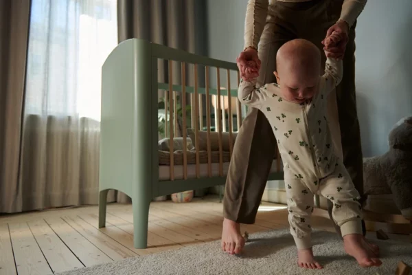 Troll Nursery dječiji krevetić Wave 120x60cm - White/Wax - Image 5