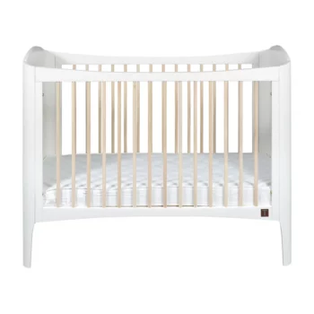 Troll Nursery dječiji krevetić - Wave 120x60cm - White/Wax