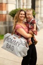 Childhome Torba Mommy Bag - Canvas Grey - Image 4