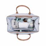 Childhome Torba Mommy Bag - Canvas Grey - Image 9