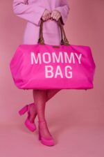 Childhome Torba Mommy Bag - Pop Pink - Image 3