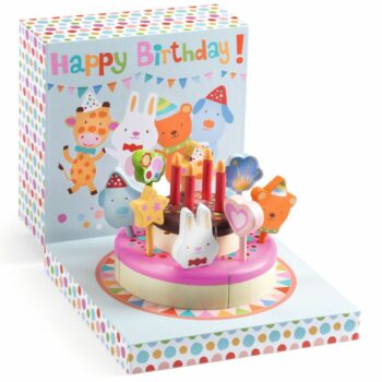 Djeco drvena rođendanska torta - Happy Birthday