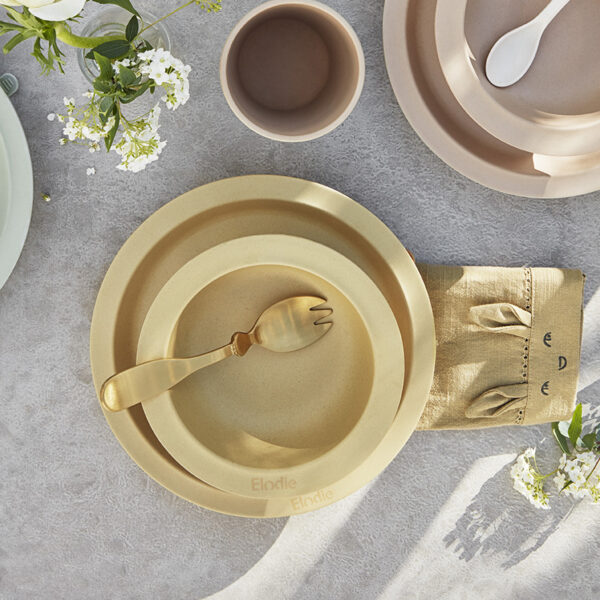 Childrens-3pcs-dinner-set-Gold_elodie-details-SS20-lifestyle_60260105172NA_web Elodie Dječiji escajg  - Gold - Image 5