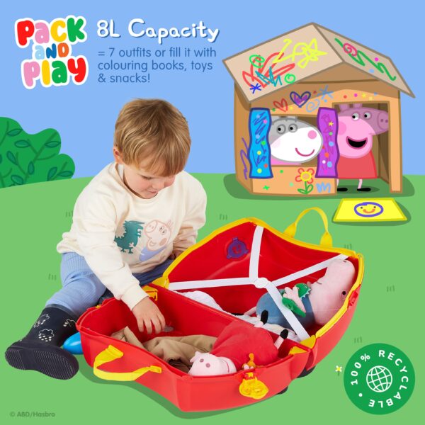 Extra03 Trunki dječiji kofer 3u1 – Peppa Pig Party Bus - Image 4