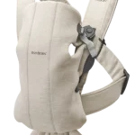 BabyBjörn Nosiljka za bebe Mini - Light Beige, 3D Jersey