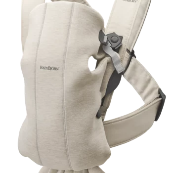 BabyBjörn Nosiljka za bebe Mini - Light Beige, 3D Jersey