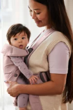 BabyBjörn Nosiljka za bebe Mini - Dusty Pink, Woven - Image 3