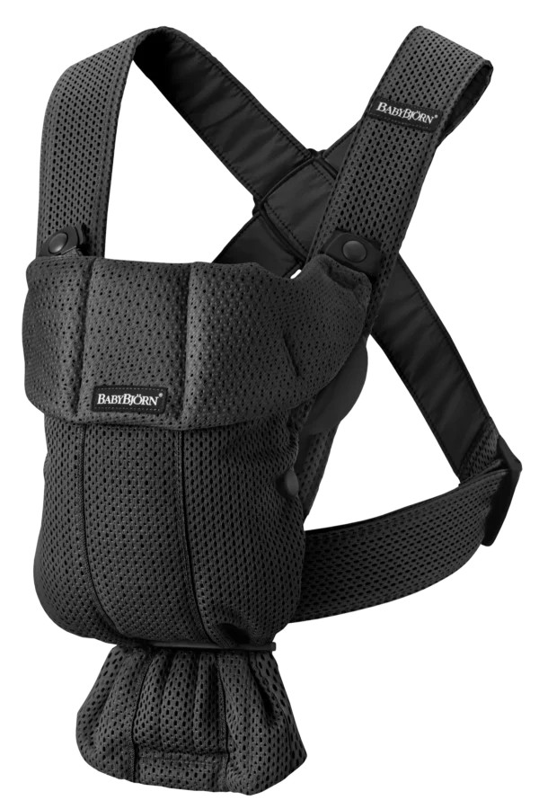 BabyBjörn Nosiljka za bebe Mini - Black, 3D Mesh - Image 11