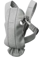 BabyBjörn Nosiljka za bebe Mini - Light Grey, 3D Jersey