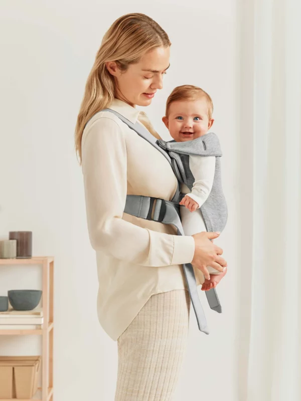 BabyBjörn Nosiljka za bebe Mini - Light Grey, 3D Jersey - Image 4