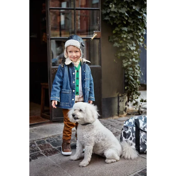 Elodie Zimska kapa - Aviator Black (1-2 god.) - Image 4