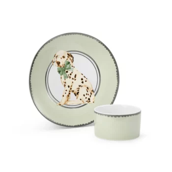 Elodie Details Darling Dalmatians Porcelanski set za jelo