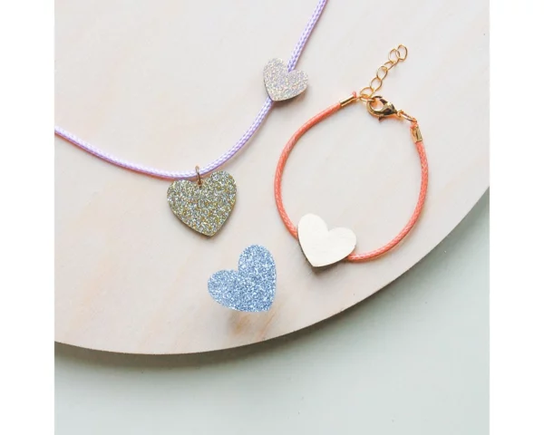 5060925058376_1 Mimi and Lula Dječiji set nakita - Srce - Image 2