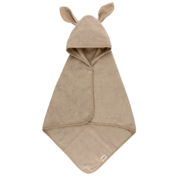 BIBS Kangaroo peškir s kapuljačom - Vanilla