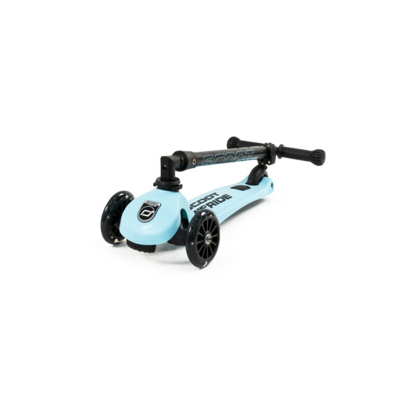 Scoot and Ride Highwaykick 3 Blueberry LED - romobil trotinet - Image 2