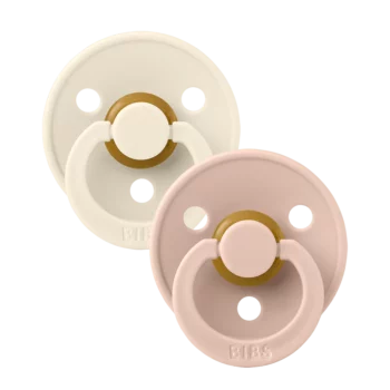 BIBS cucle Anatomske Ivory & Blush (6-18m) - 2kom