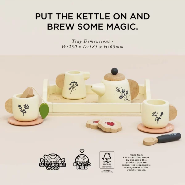 Le Toy Van drveni set za čaj - Image 2