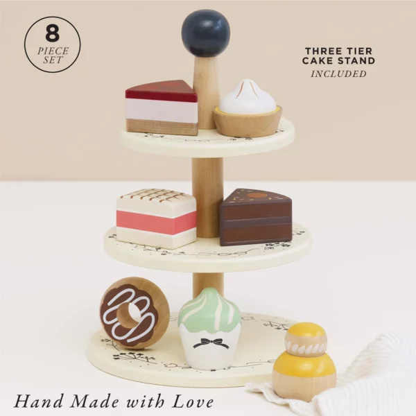 Le Toy Van Drveni trospratni stalak za kolače - Image 4