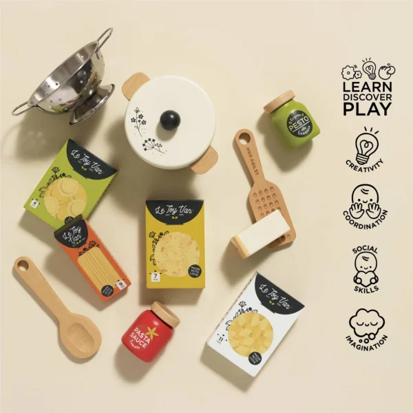 Le Toy Van drveni set - Organska pasta - Image 3