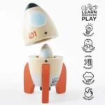 Le Toy Van Drveni set raketa – Svemirska misija - Image 4