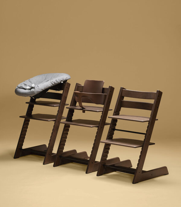 TrippTrapp_OakWarmBrown_240617_2575_Yellow_eCom Stokke Tripp Trapp Hranilica Stolica - Oak Warm Brown - Image 2