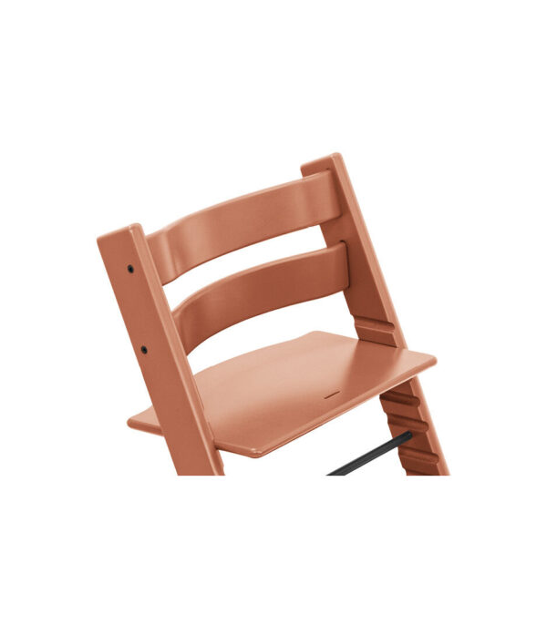 TrippTrapp_Terracotta_CLOSE_2-8_eCom Stokke Tripp Trapp Hranilica Stolica + Ogradica Baby Set - Terracotta/Terracotta - Image 5