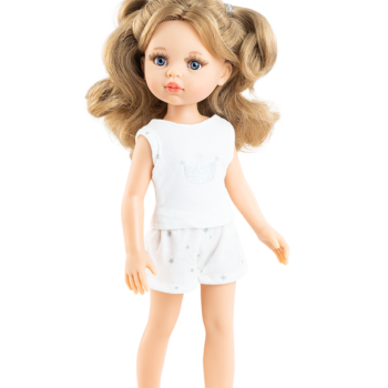 Paola Reina lutka - Carla kovrdžava kosa, Amiga Pyjama 32cm