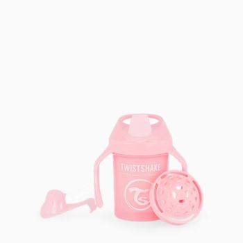 Twistshake čaša kljunašica 230ml (4m+) Pastelno roza