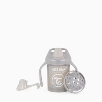 Twistshake čaša kljunašica 230ml (4m+) Pastelno siva