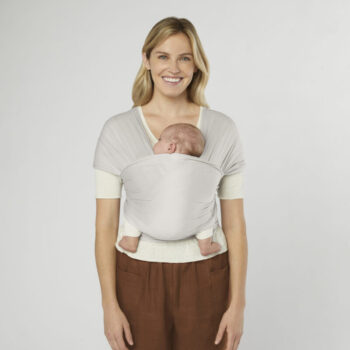 Ergobaby Aura marama, Sustainable Mesh Soft Grey  (0-12 mj.)