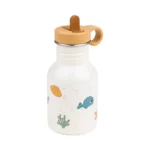 Done by Deer Bočica od nerđajućeg čelika sa slamkom 350 ml - Sea friends Beige - Image 2
