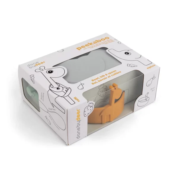 1516529-4 Done by Deer Set za jelo Prvi obrok Peekaboo - Deer friends Colour mix - Image 6